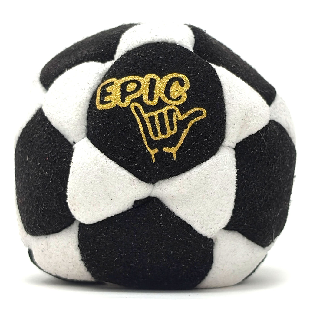 Salt n' Peppa 32 Panel Premium Suede Footbag