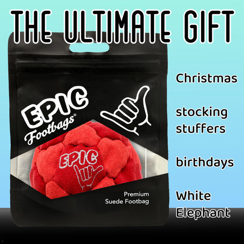 Kickin' Fire 32 Panel Premium Suede Footbag