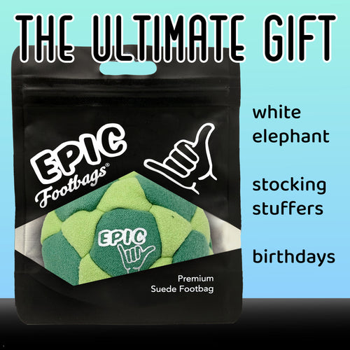 Cuttin' Grass 32 Panel Premium Suede Footbag