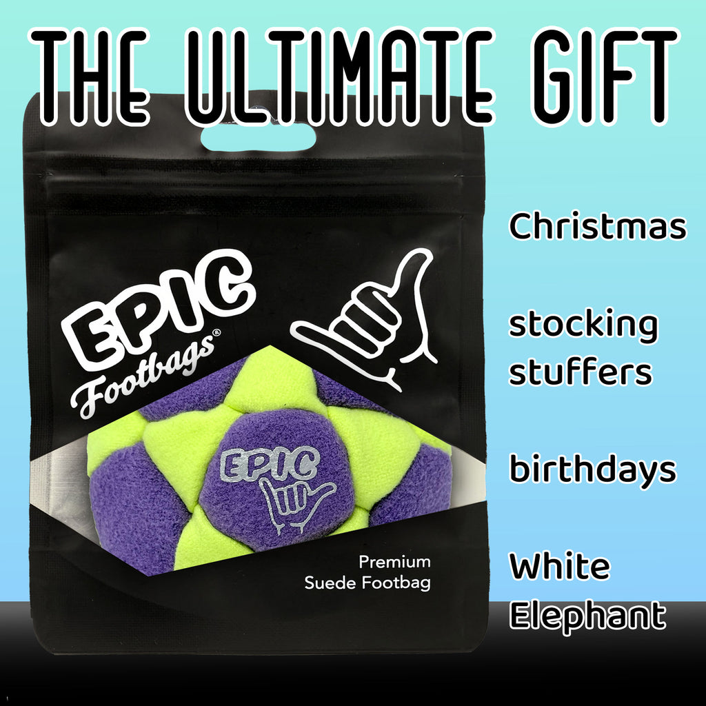 Radioactive 32 Panel Premium Suede Footbag