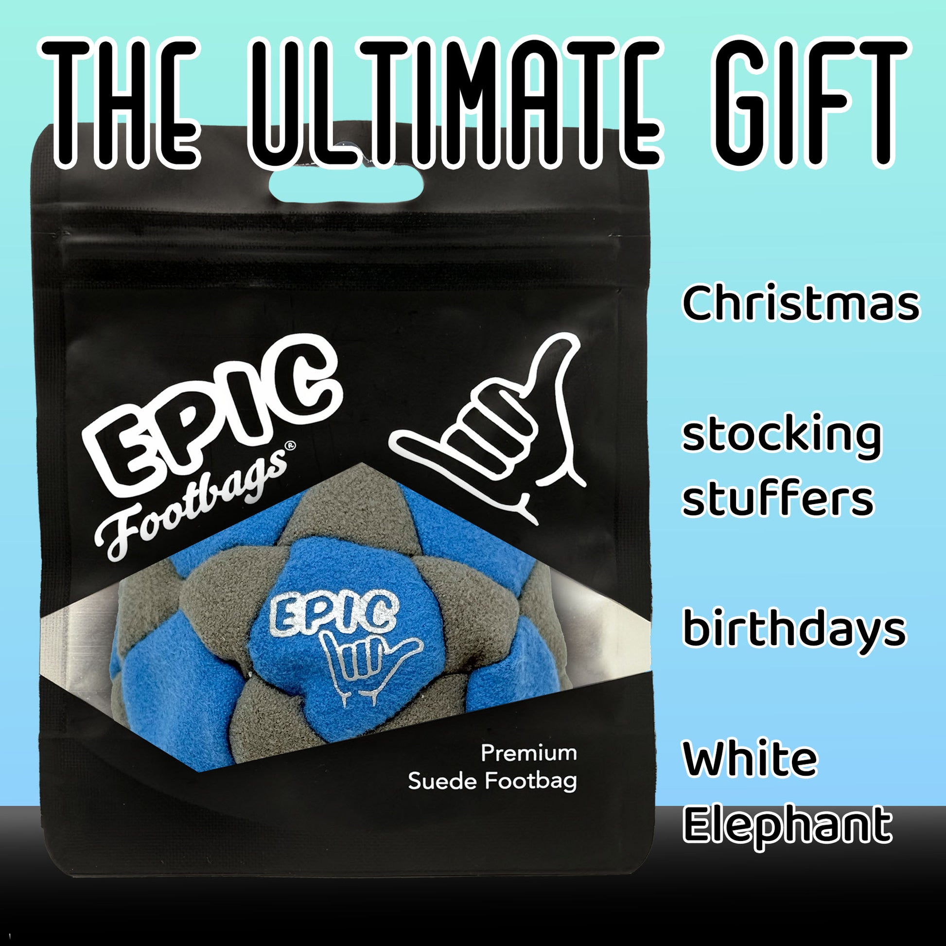 Tidal Storm 32 Panel Premium Suede Footbag