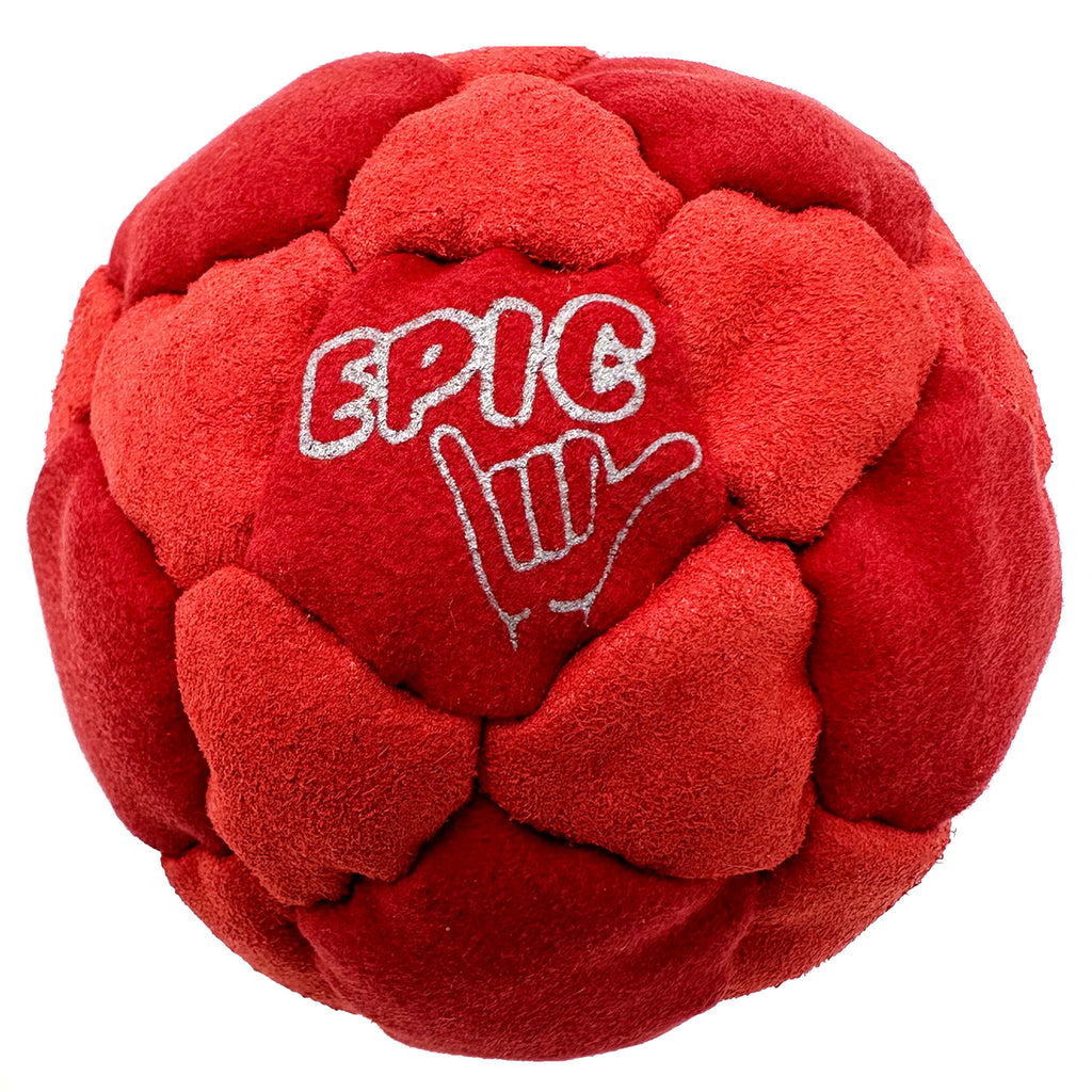 Kickin' Fire 32 Panel Premium Suede Footbag