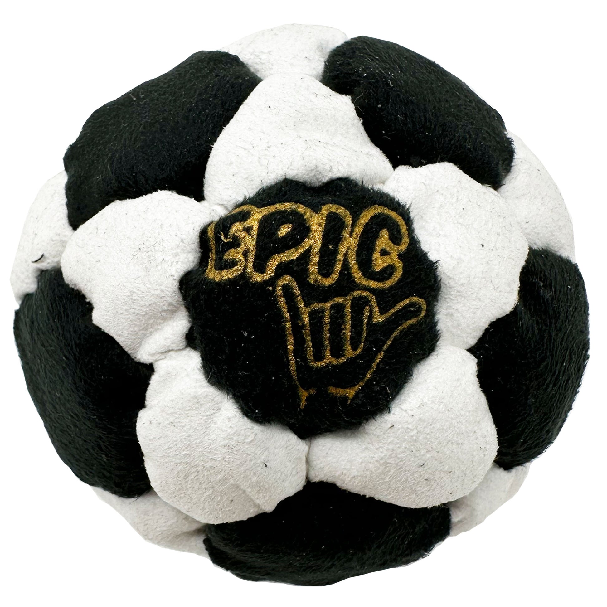 Salt n' Peppa 32 Panel Premium Suede Footbag