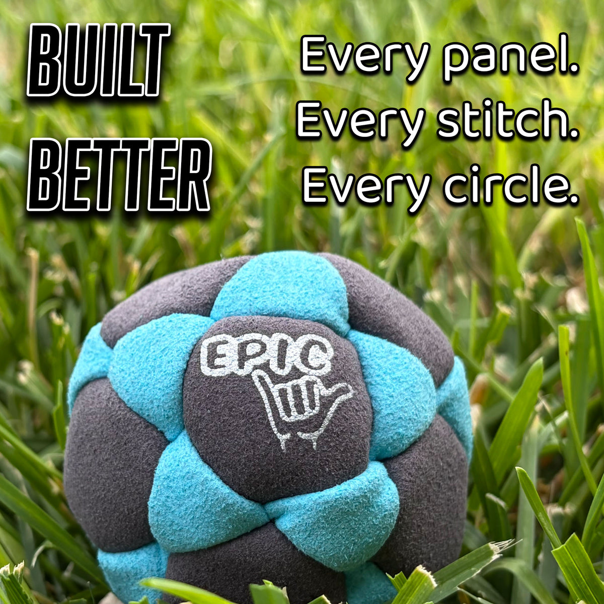 Tidal Storm 32 Panel Premium Suede Footbag