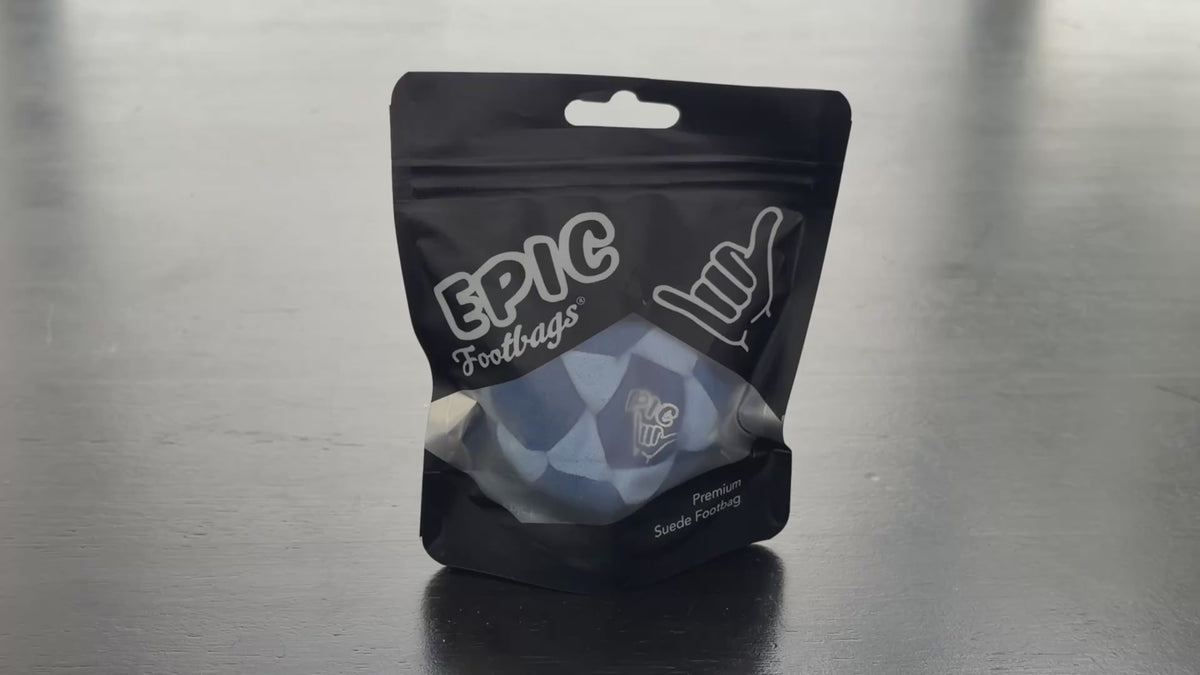 Ocean Livin' 32 Panel Premium Suede Footbag
