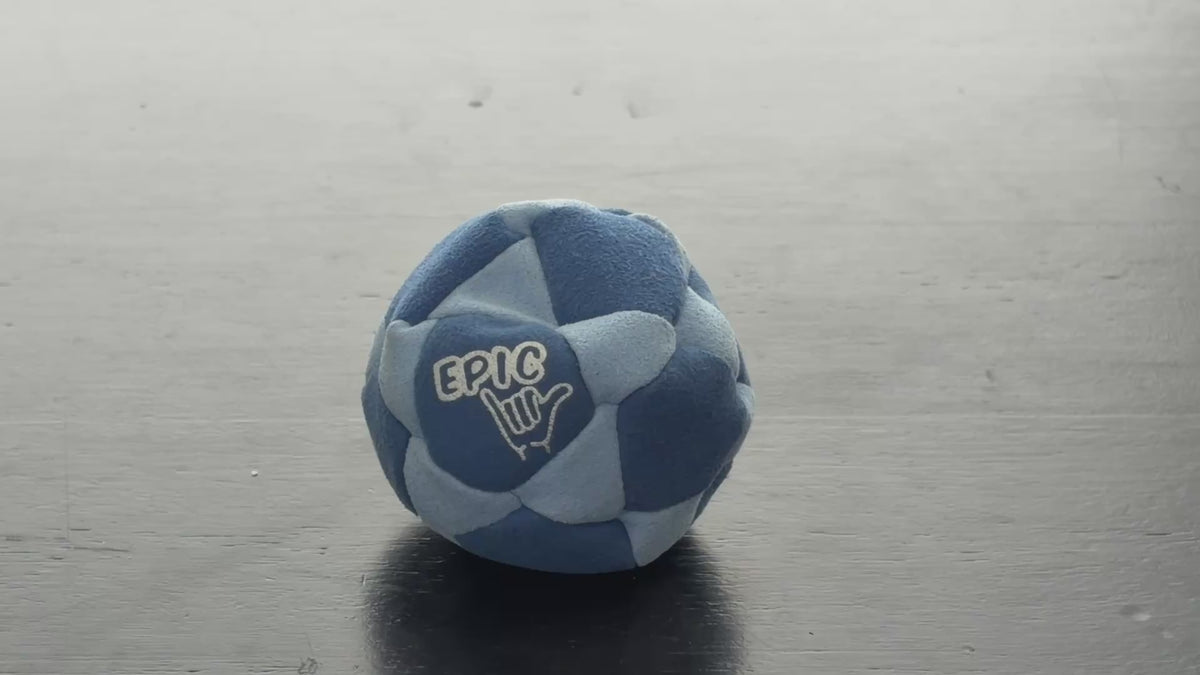 Ocean Livin' 32 Panel Premium Suede Footbag